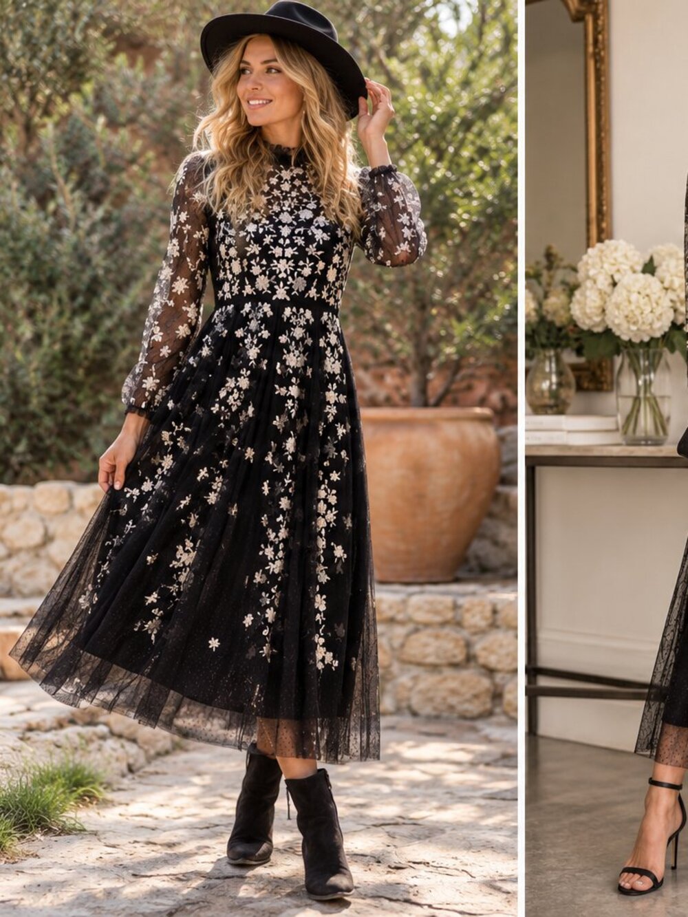 Stunning Tolani “Gizelle” embroidered dress, purchased from Sundance